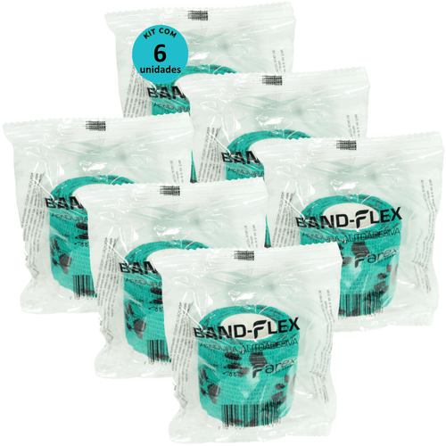 Atadura 5cm Verde Com Patinhas Band-Flex Autoadesiva Para Animais Farex Kit com 6 Atadura 5cm Verde Com Patinhas Band-Flex Autoadesiva Para Animais Farex Kit com 6